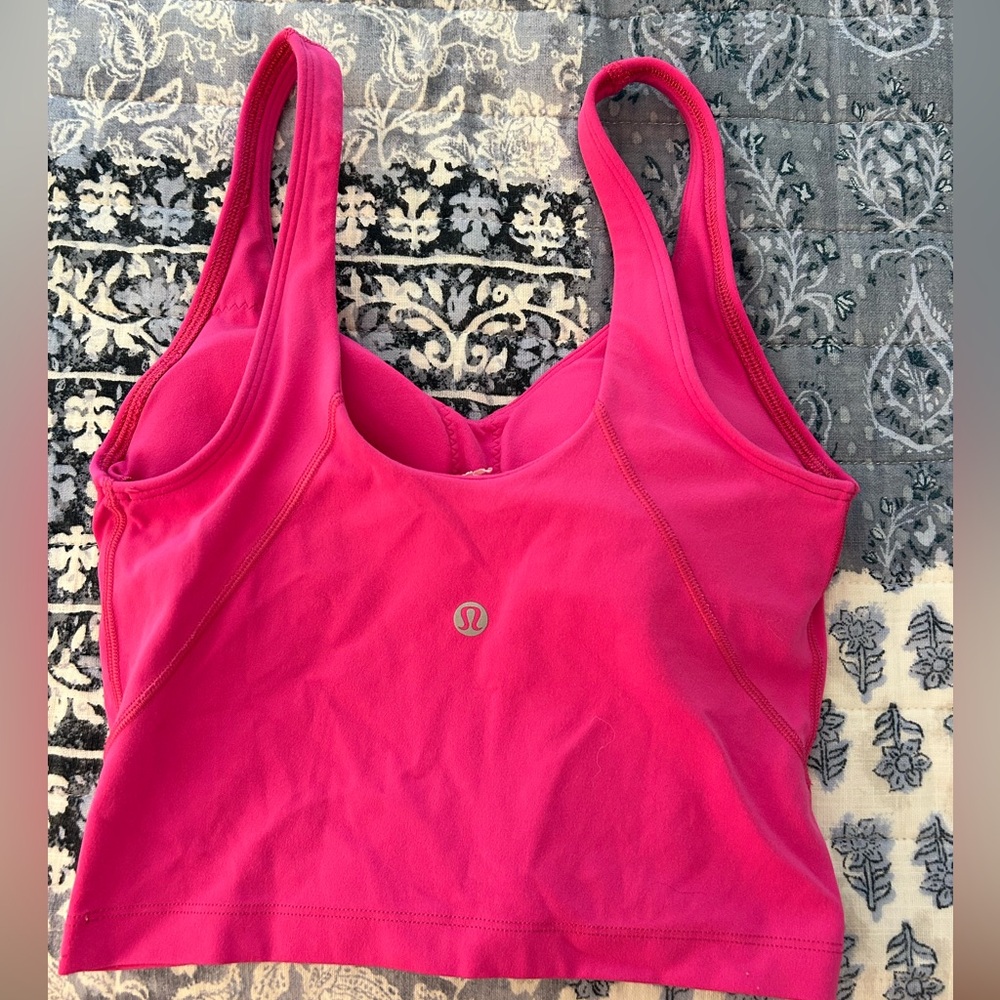 Pink Lulu Align Top